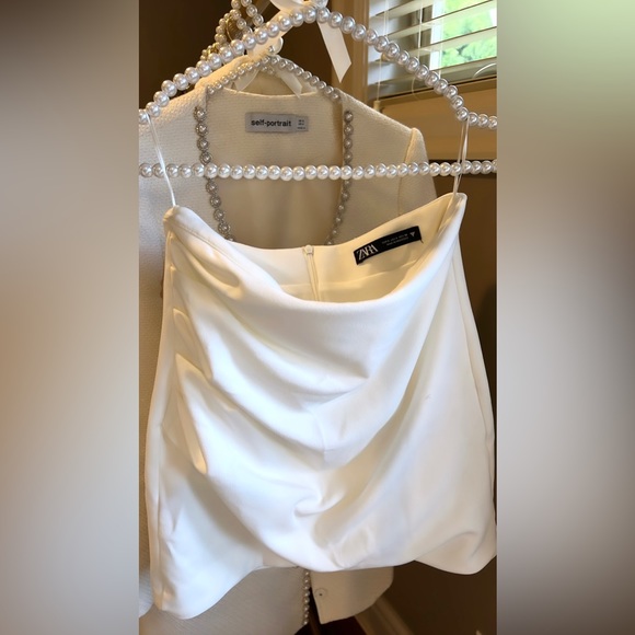 Zara Draped Mini Skirt - Picture 9 of 14